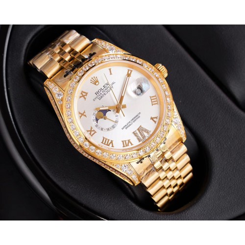 Rolex Watch 18KZT Gold aplated ROLXW-2127